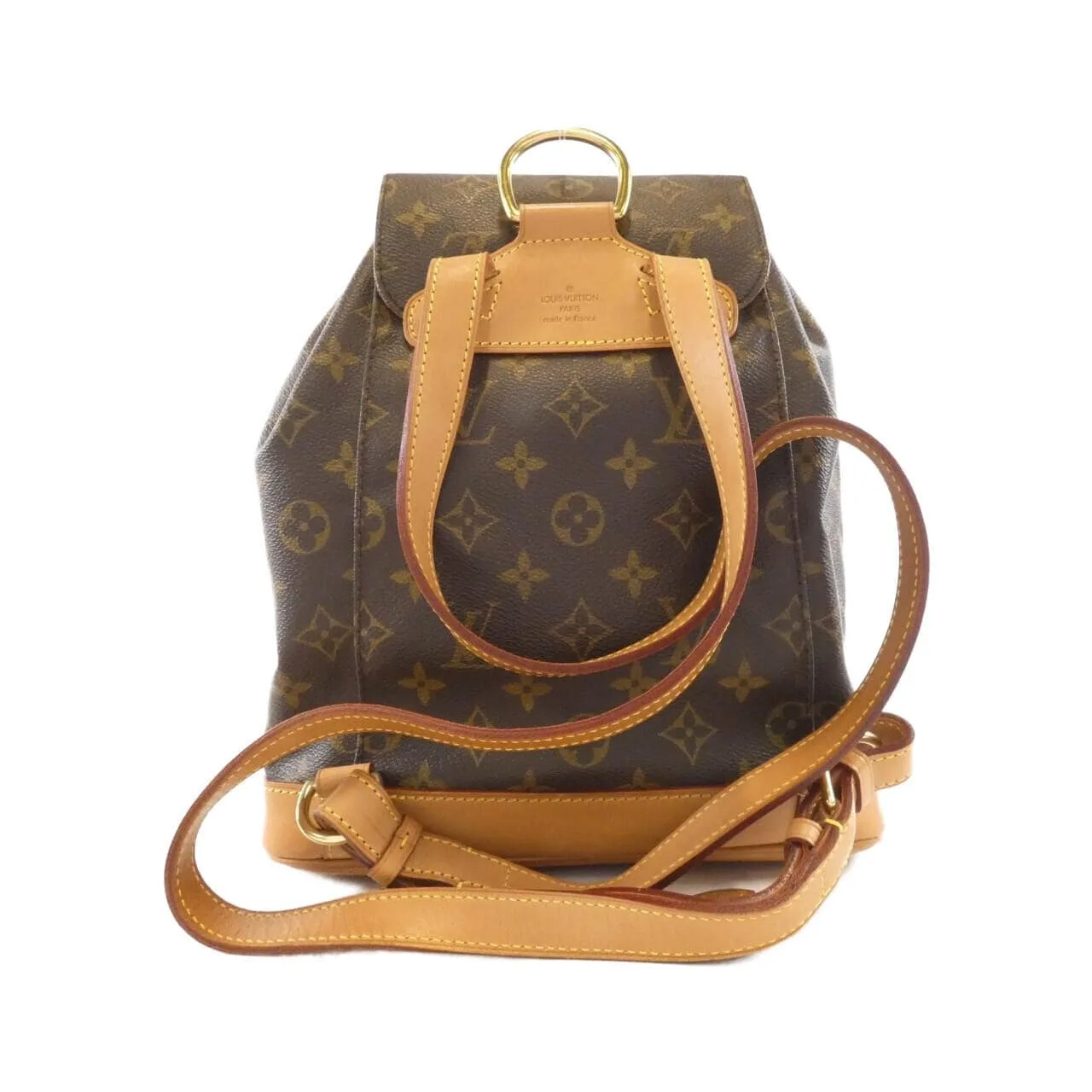 LOUIS VUITTON Montsouris M51136 Backpack Monogram Black Monogram Rank B - Thumbnail 2