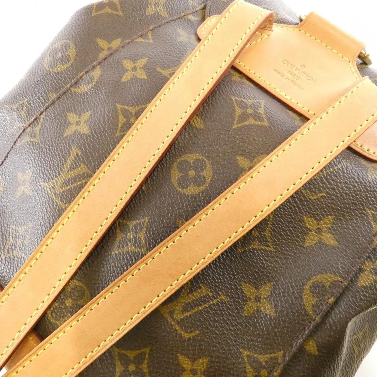 LOUIS VUITTON Montsouris M51136 Backpack Monogram Black Monogram Rank B - Thumbnail 7