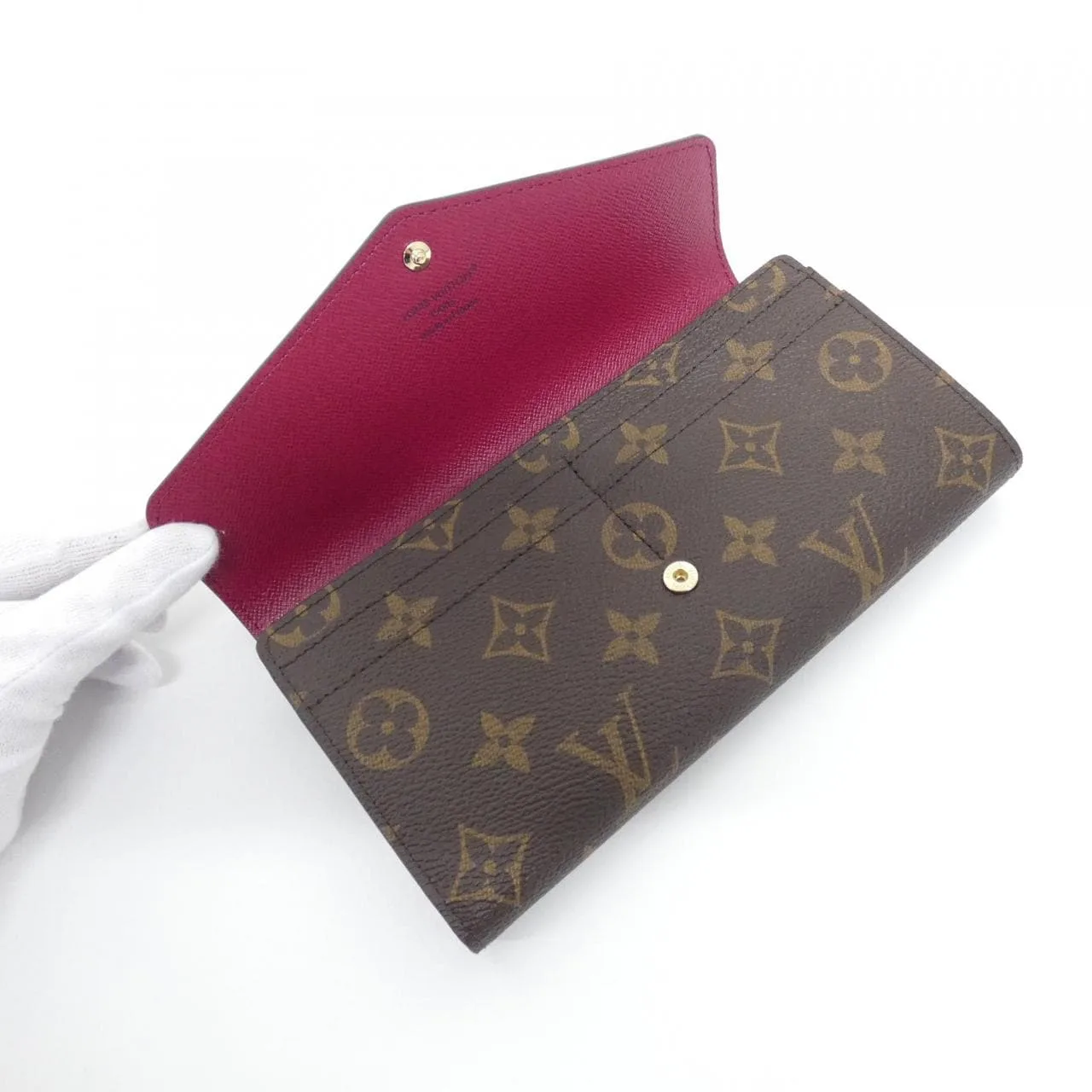 LOUIS VUITTON M62234 Wallet Monogram Black Monogram Rank A - Thumbnail 3
