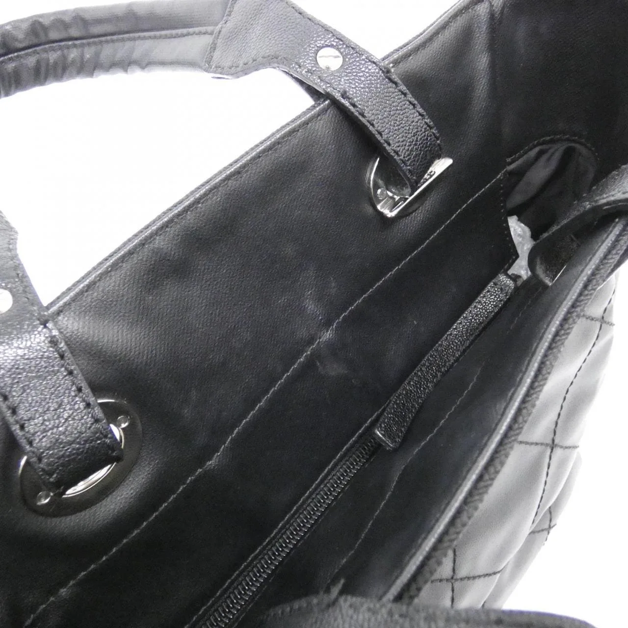 CHANEL 34208 Handbag Canvas
