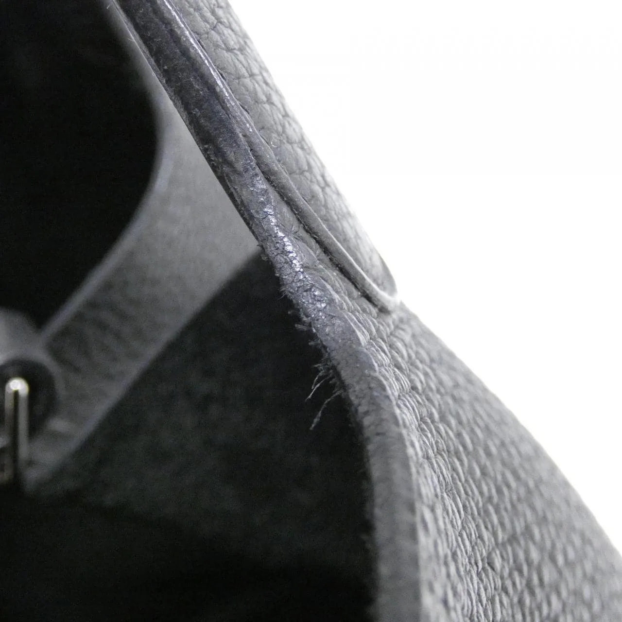HERMES Picotin 060991CK Handbag Clemence Black Clemence Leather Rank A - Thumbnail 4