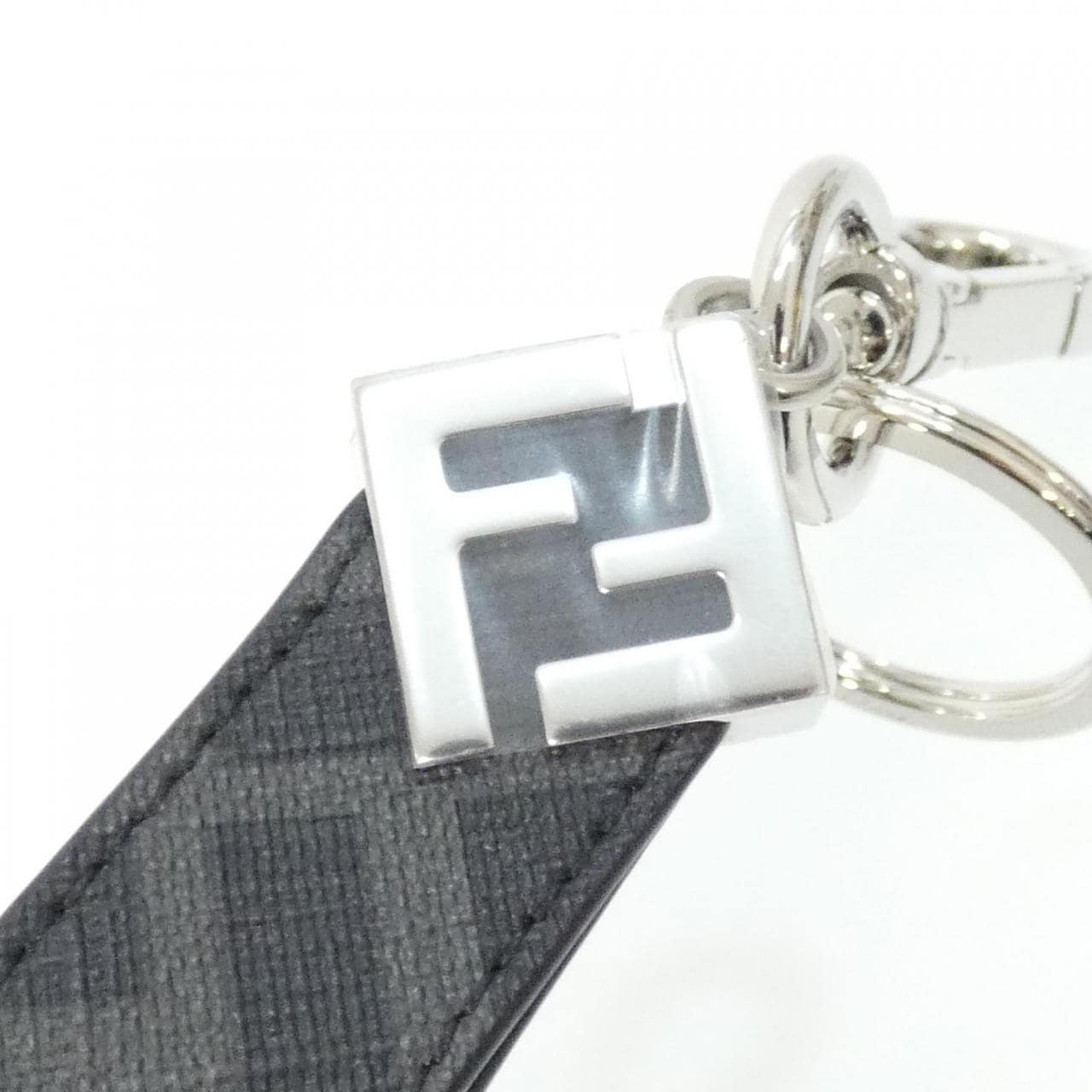 FENDI 7AP100 AFCB Key Case Canvas 4