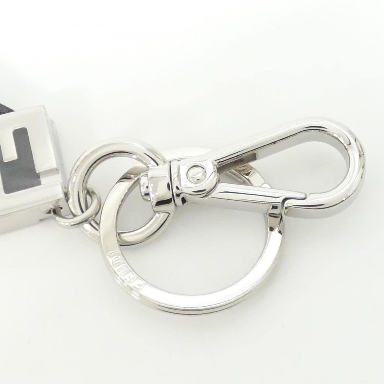 FENDI 7AP100 AFCB Key Case Canvas 5