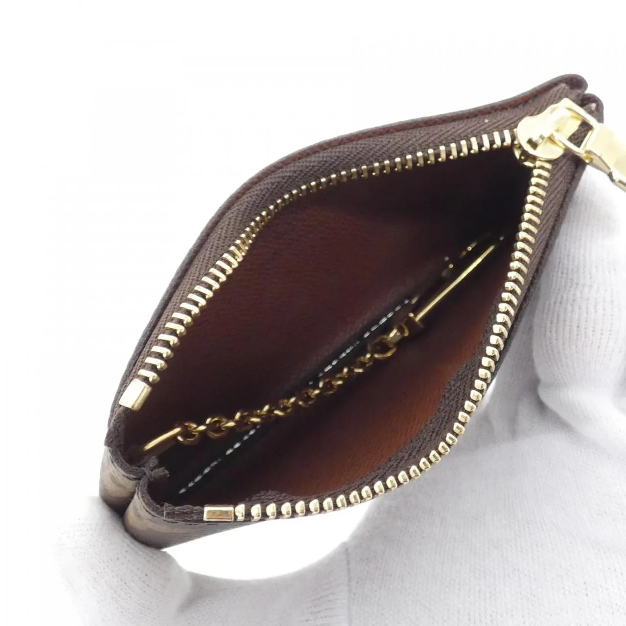 LOUIS VUITTON Pochette M62650 Coin Case Monogram Black Monogram Rank A - Thumbnail 4