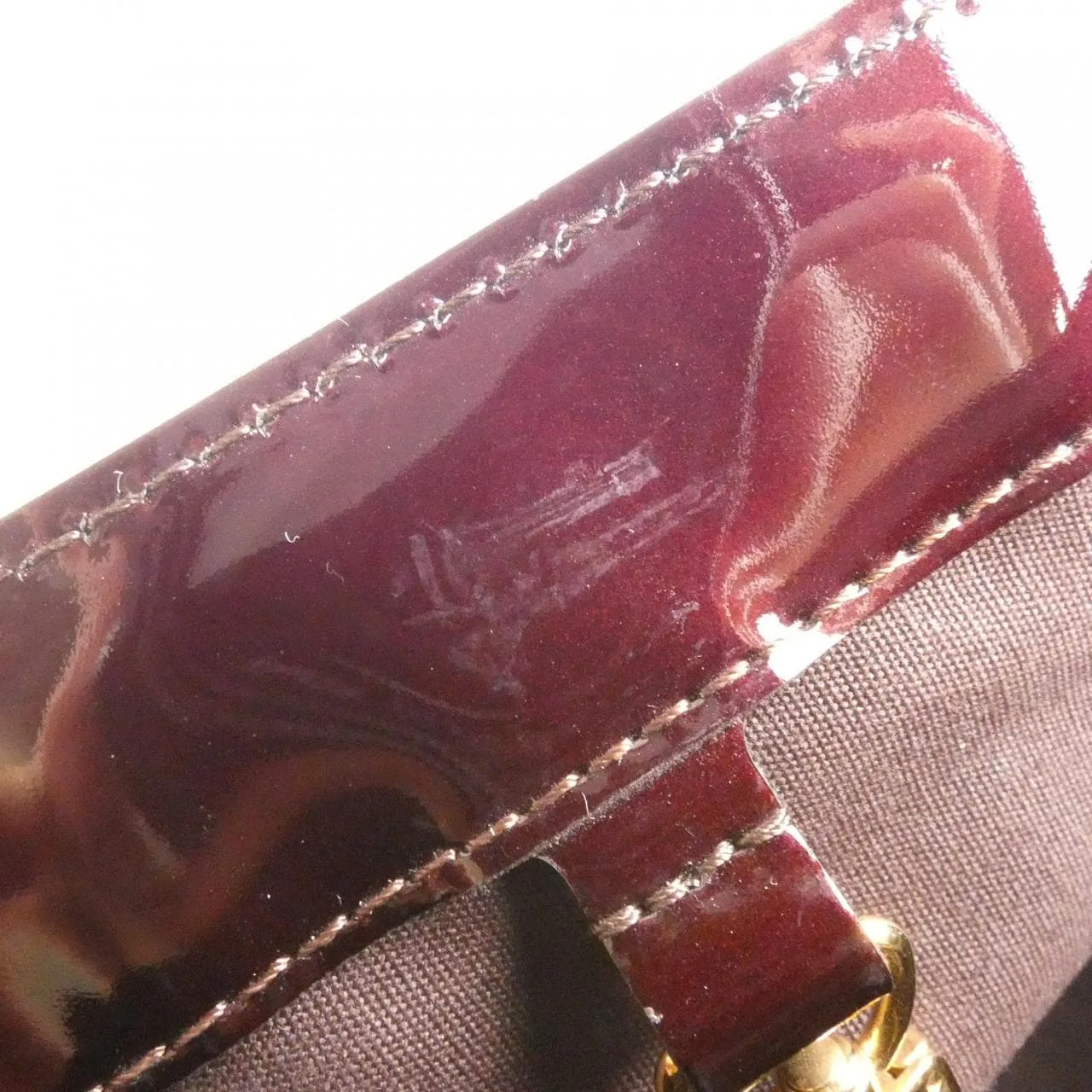 LOUIS VUITTON M93641 Handbag Vernis Black Vernis Rank B - Thumbnail 7