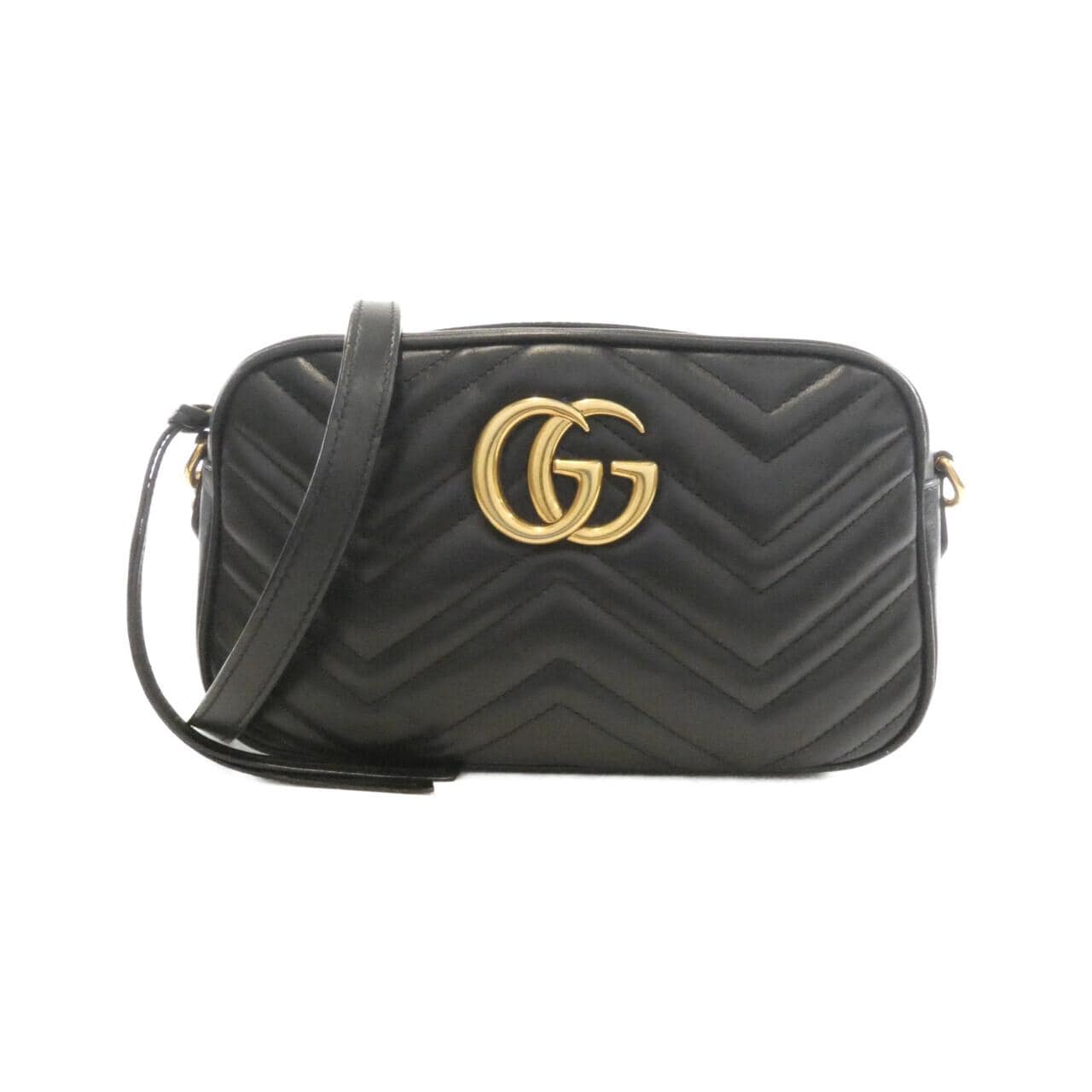 GUCCI GG Marmont 447632 DTD1T Shoulder Leather