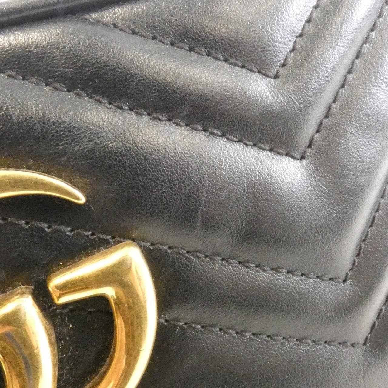 GUCCI GG Marmont 447632 DTD1T Shoulder Leather 4