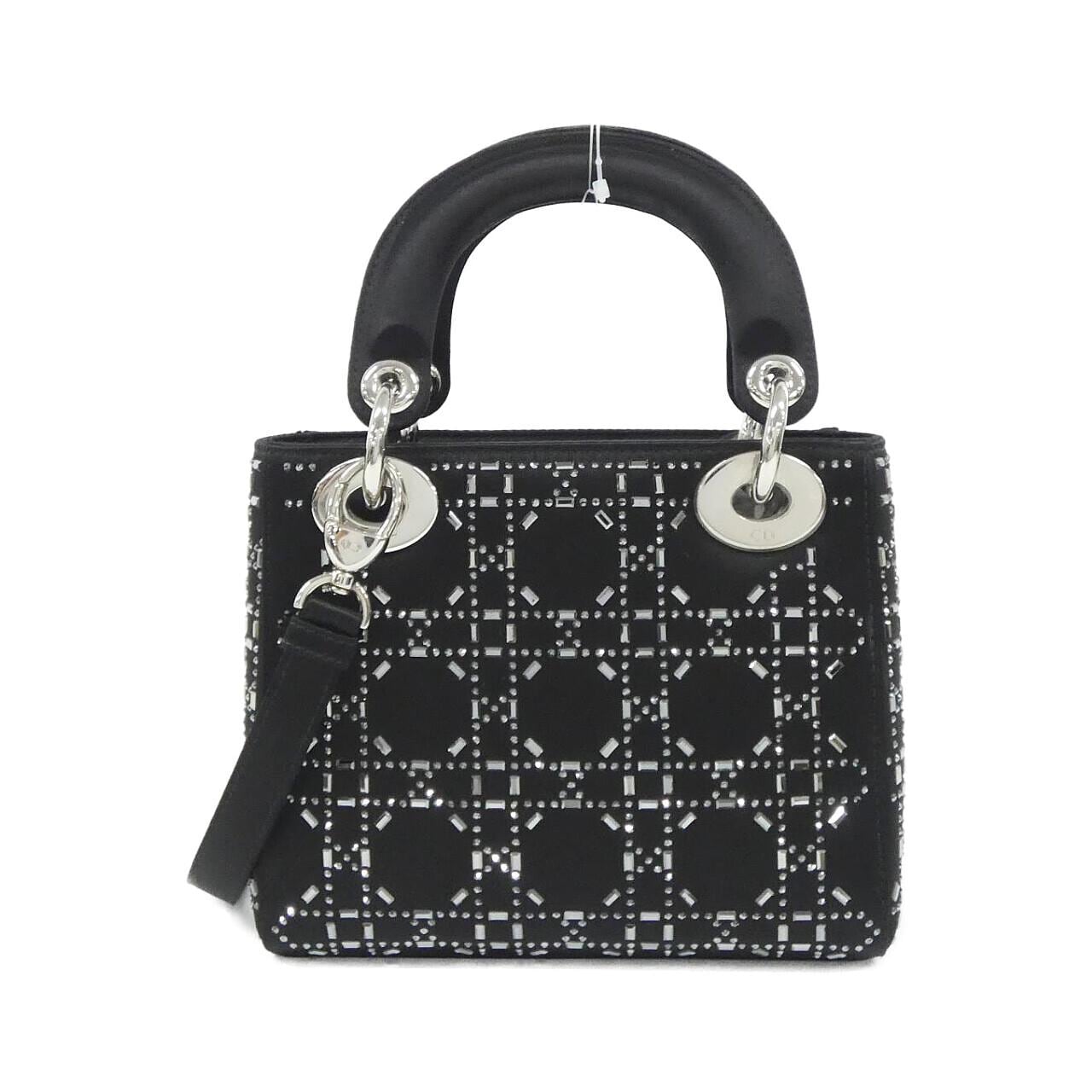 DIOR Lady Dior M0500PRTC Handbag Satin 2