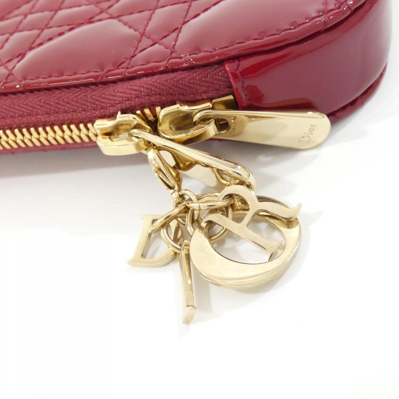 DIOR Lady Dior S0872OVRB 銀包 漆皮 4