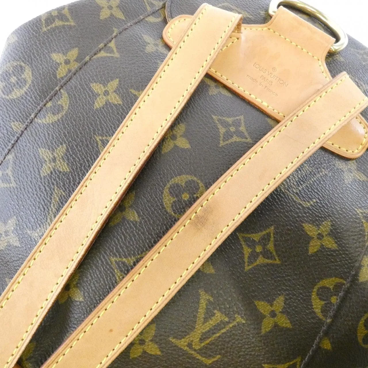 LOUIS VUITTON Montsouris M51136 Backpack Monogram Black Monogram Rank B - Thumbnail 7