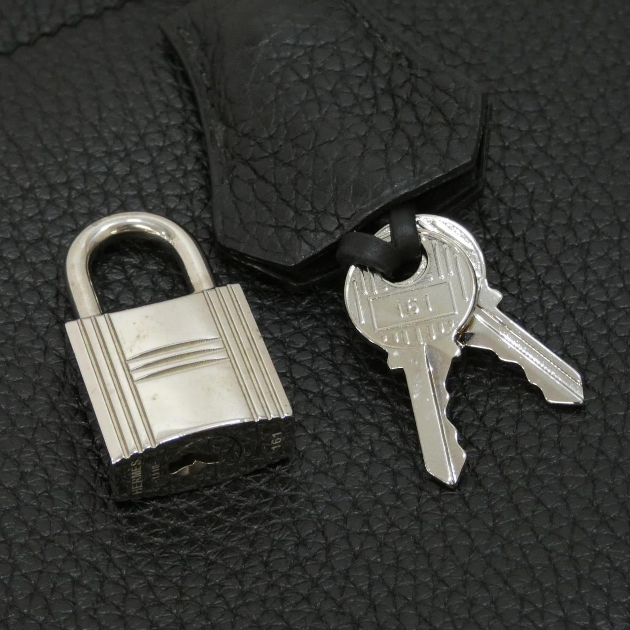 HERMES Bolide 073419CK Handbag Clemence 5