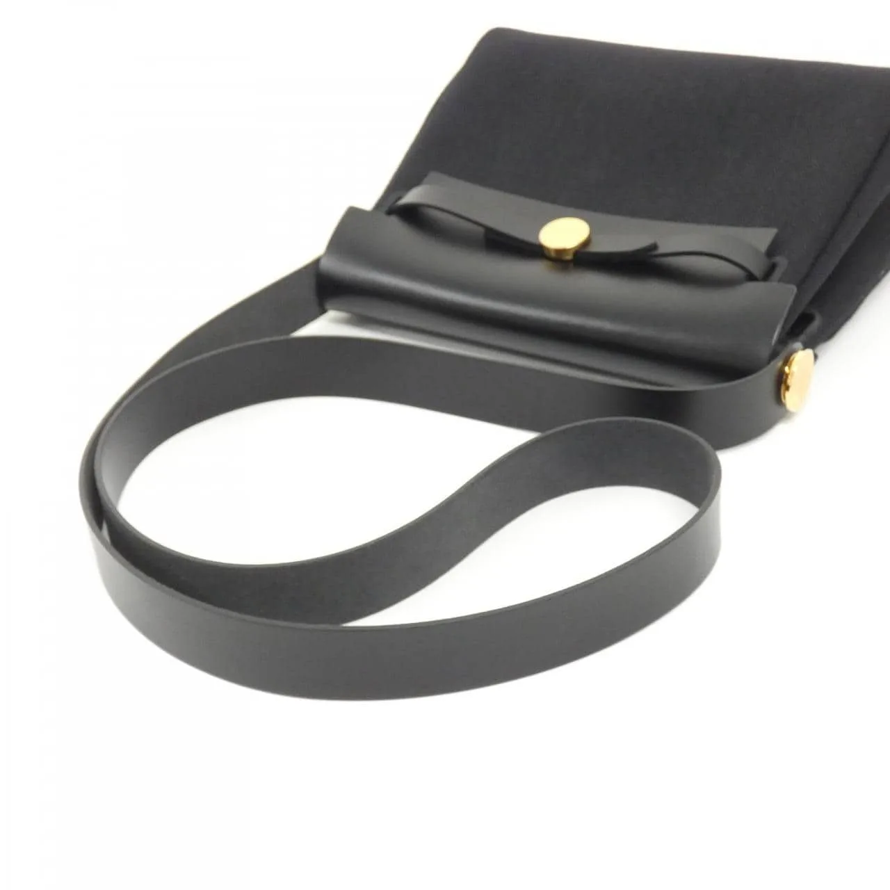 HERMES Herbag 086430CC Shoulder Black Rank A - Thumbnail 4