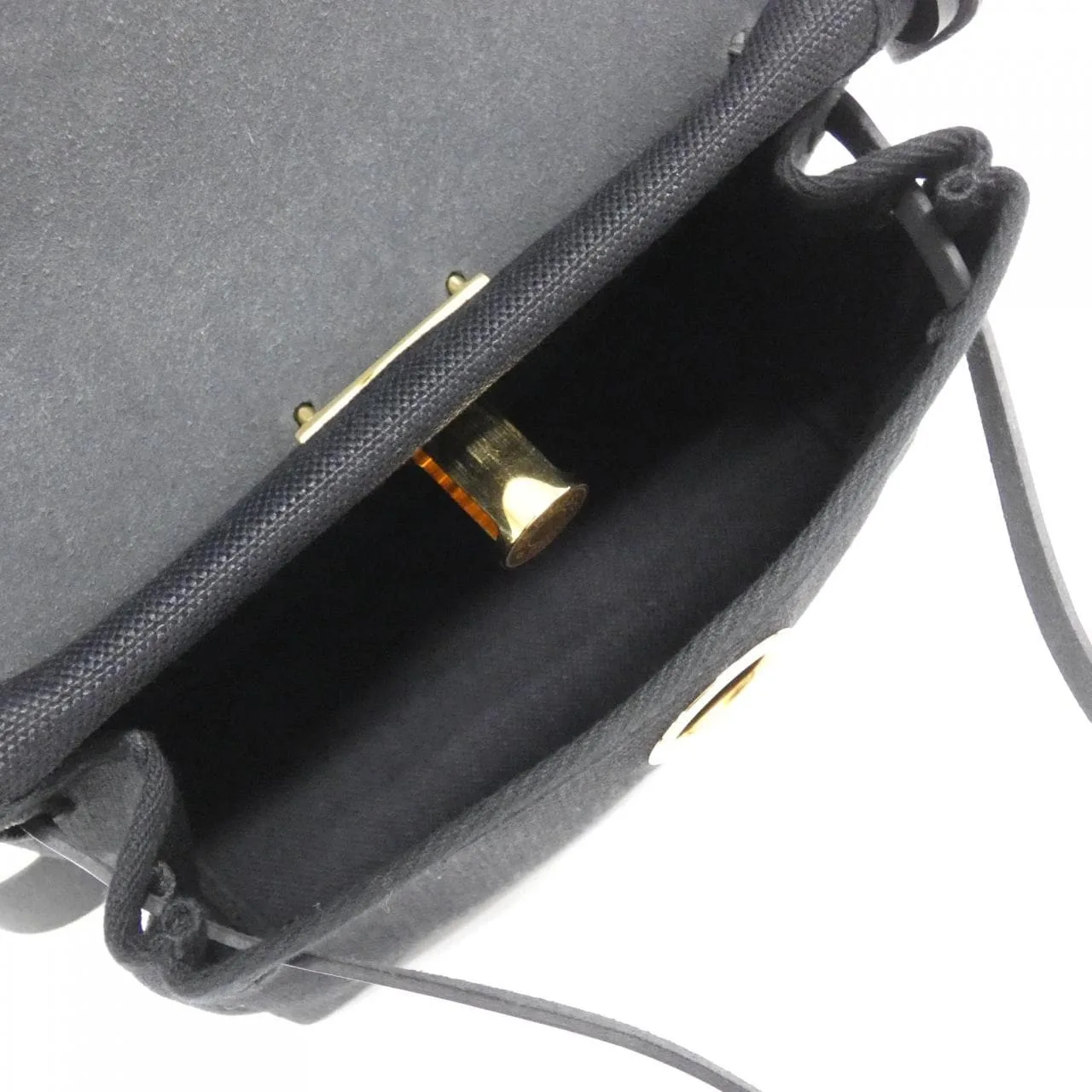 HERMES Herbag 086430CC Shoulder Black Rank A - Thumbnail 5
