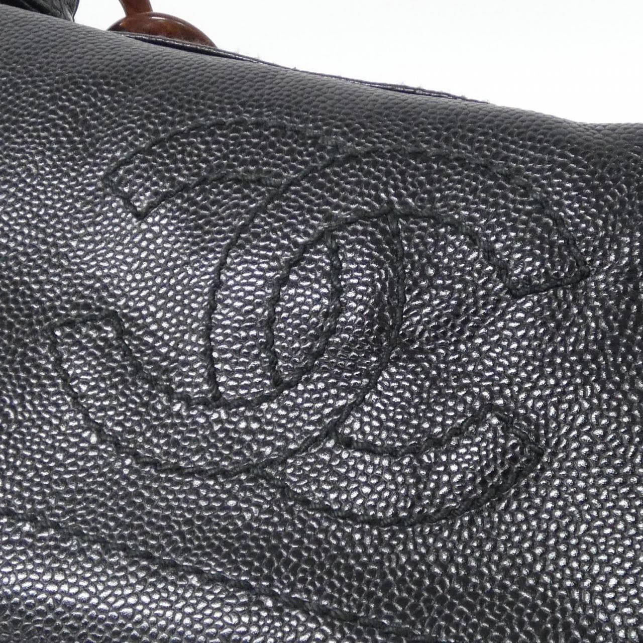 CHANEL 18233 Handbag Grained Calfskin 4
