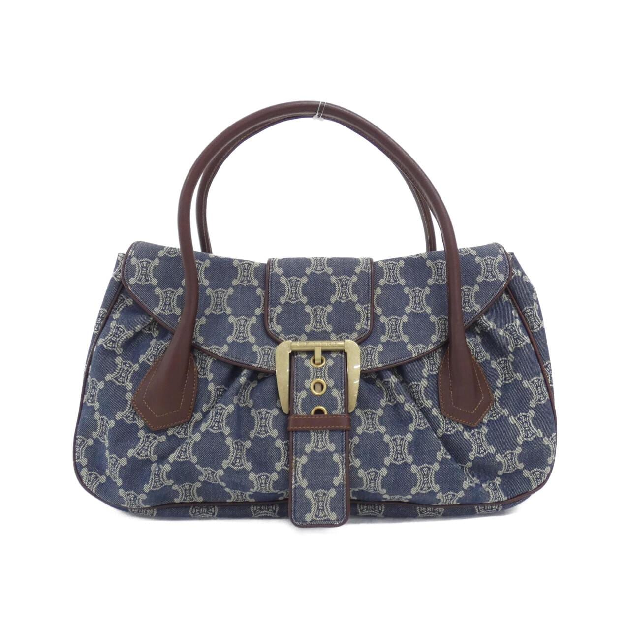 CELINE 153292MAC Shoulder Denim