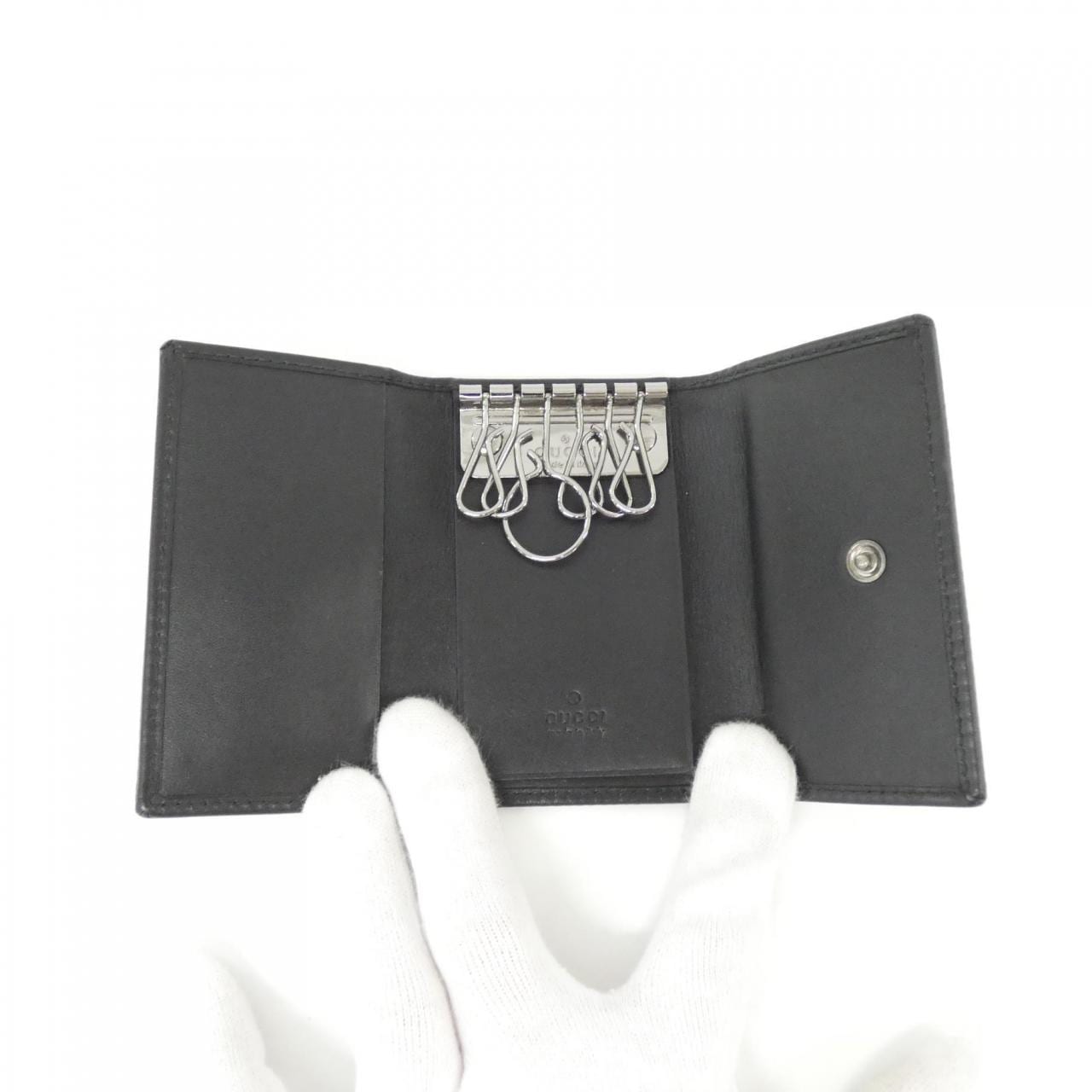 GUCCI 90694 鎖匙包 牛仔布 4