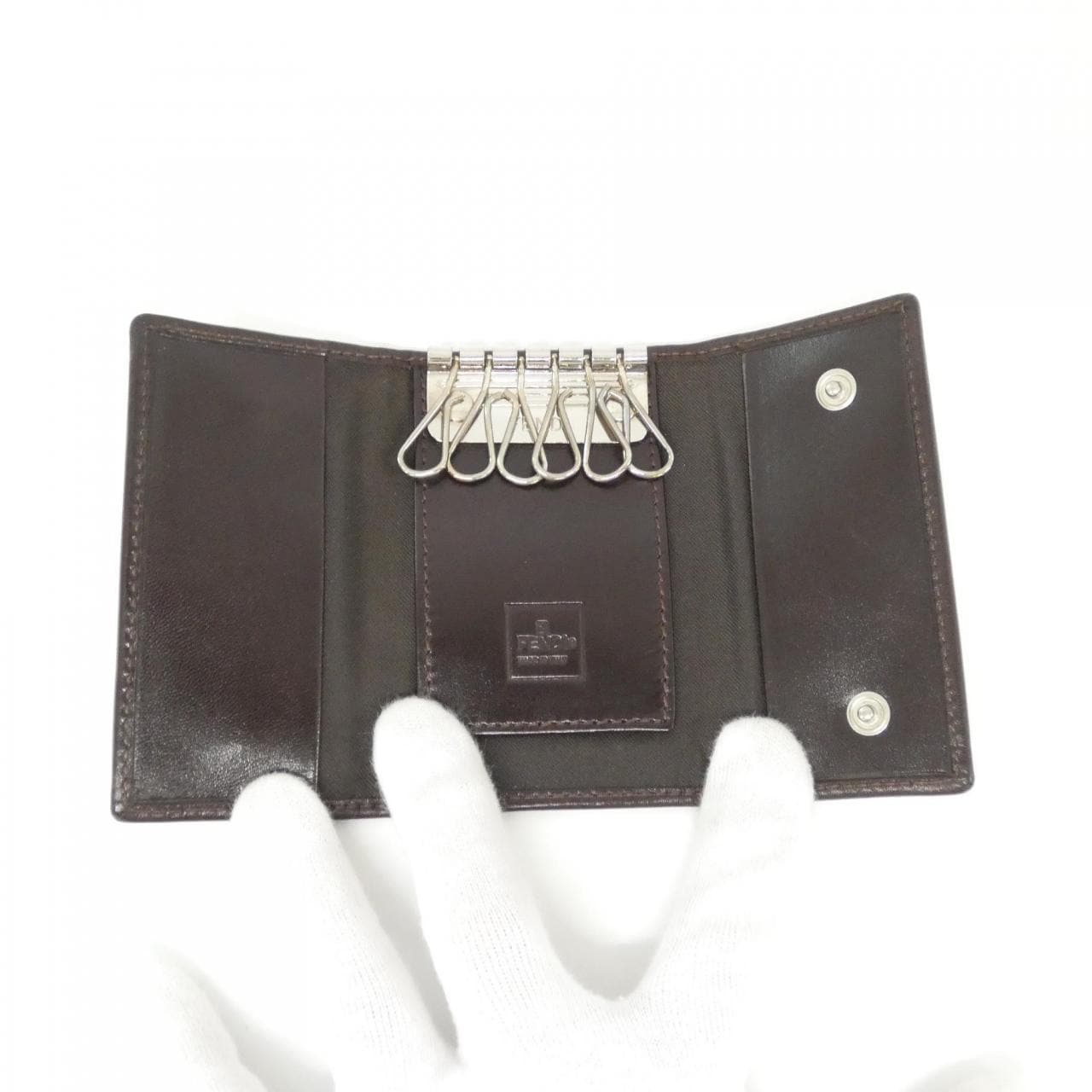 FENDI 10163 ZJX 鎖匙包 帆布 3