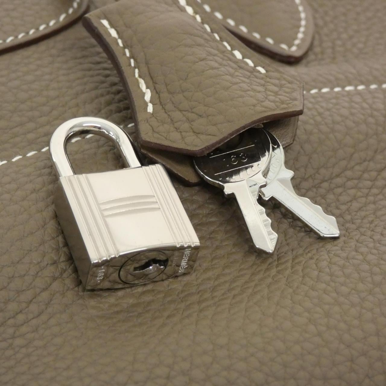 HERMES Bolide 073419CK Handbag Clemence 4