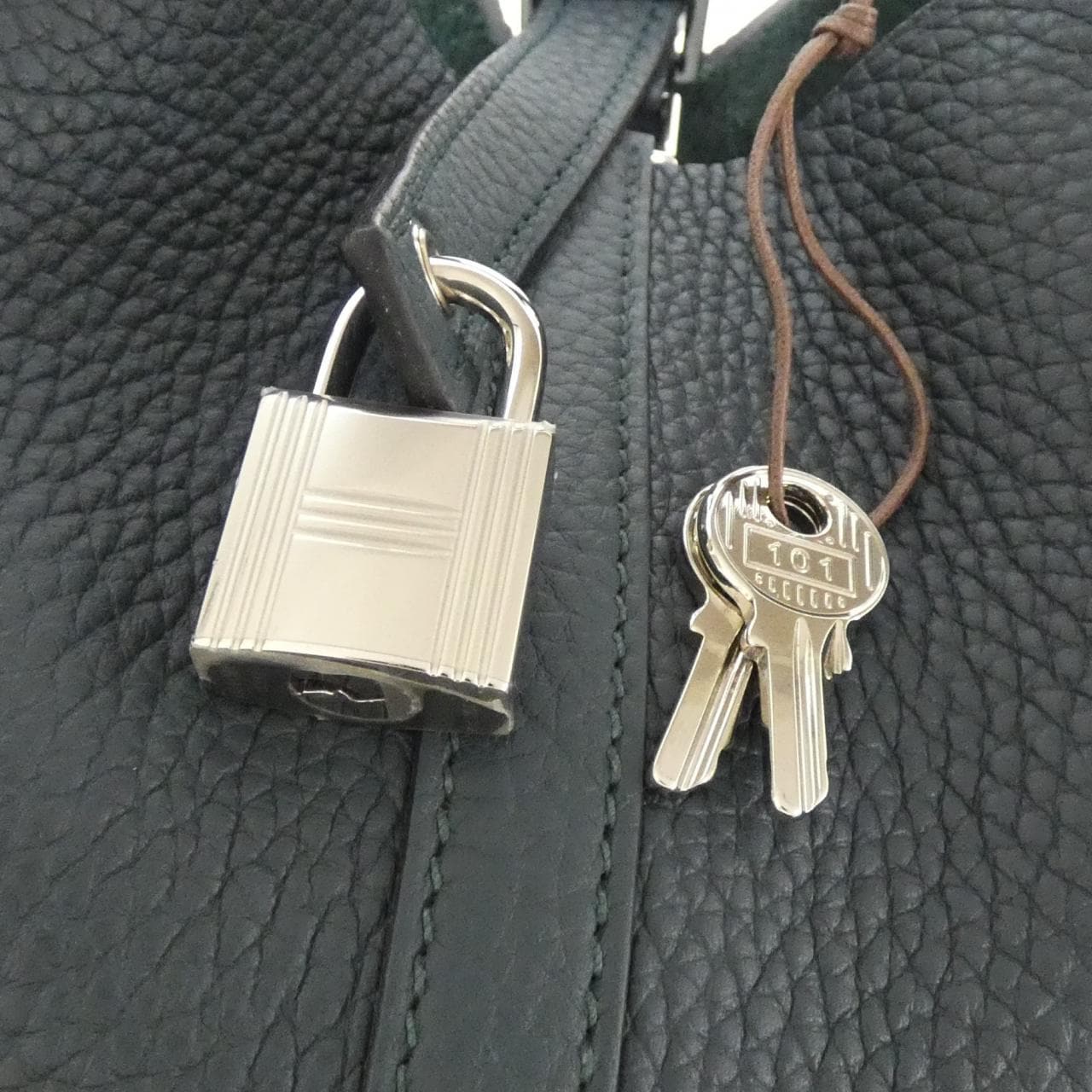 HERMES Picotin 056289CK Handbag Clemence 3