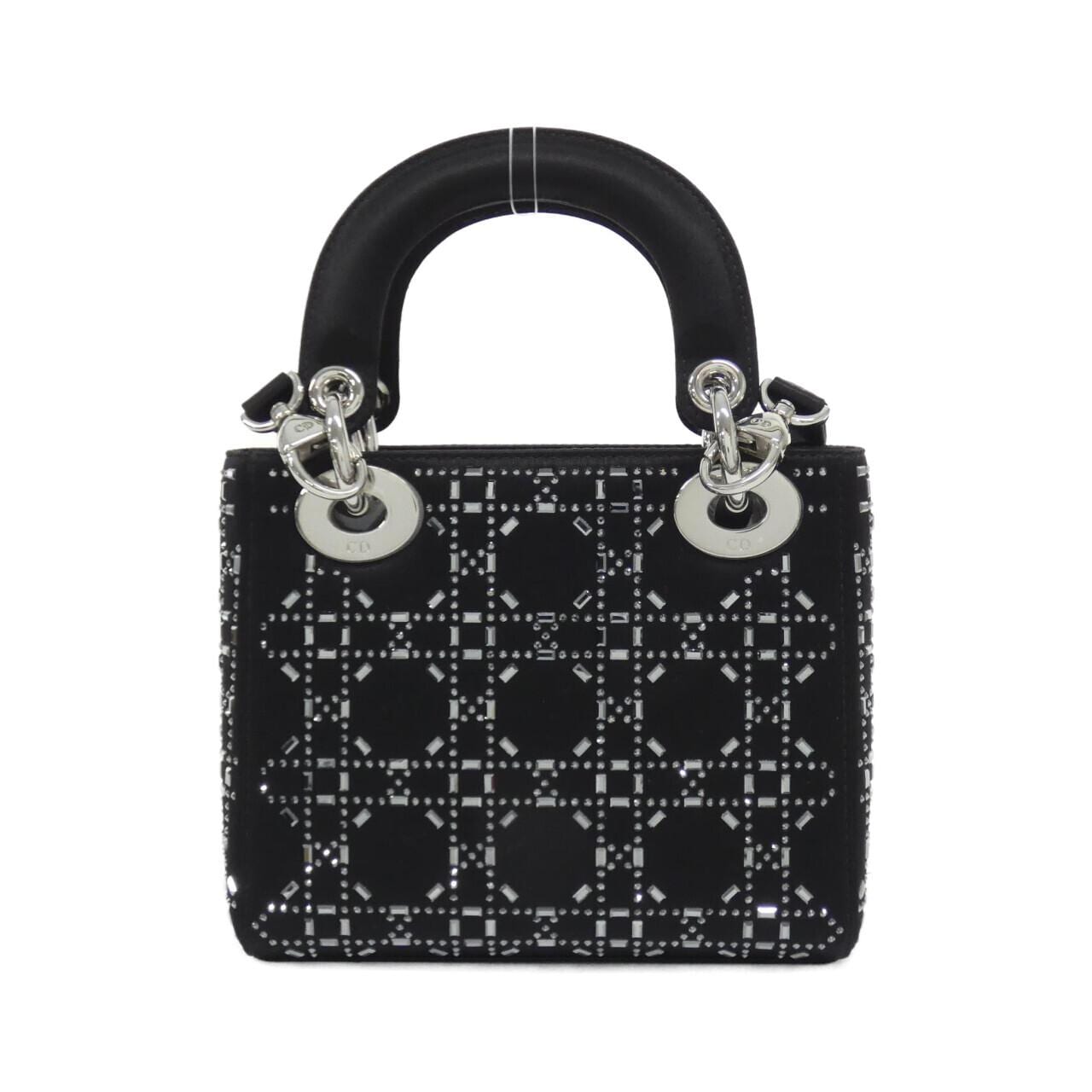 DIOR Lady Dior M0500PRTC Handbag Satin 2