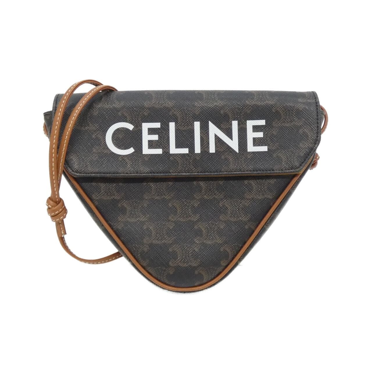 CELINE 10I192DM5 Shoulder Canvas