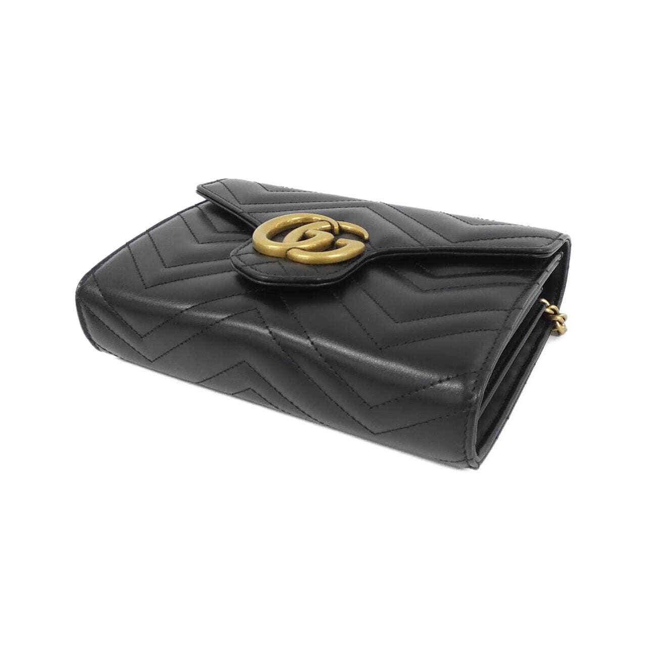 GUCCI Marmont 474575 DTD1T Shoulder Leather 3