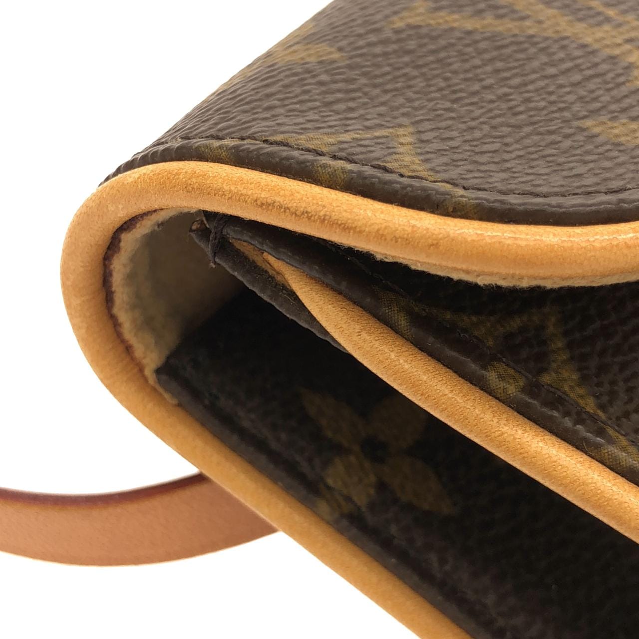 LOUIS VUITTON Pochette M51855+M67304 Belt Monogram 4