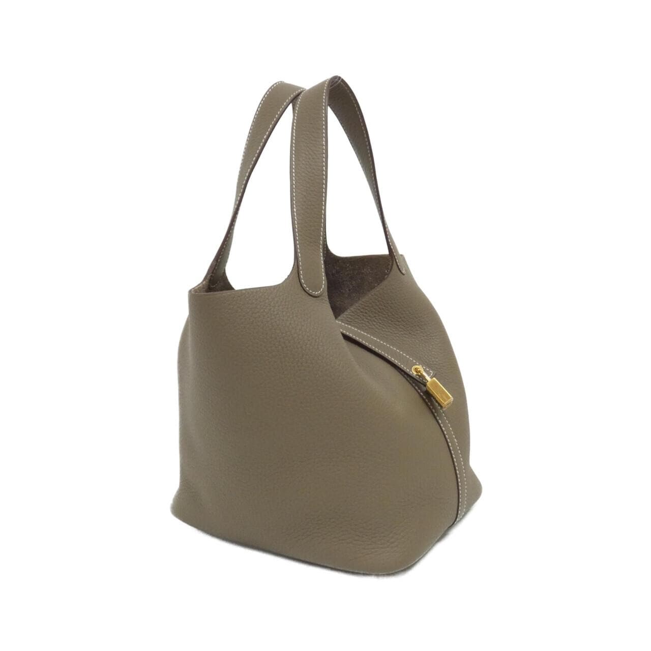 HERMES Picotin 060991CC Handbag Clemence