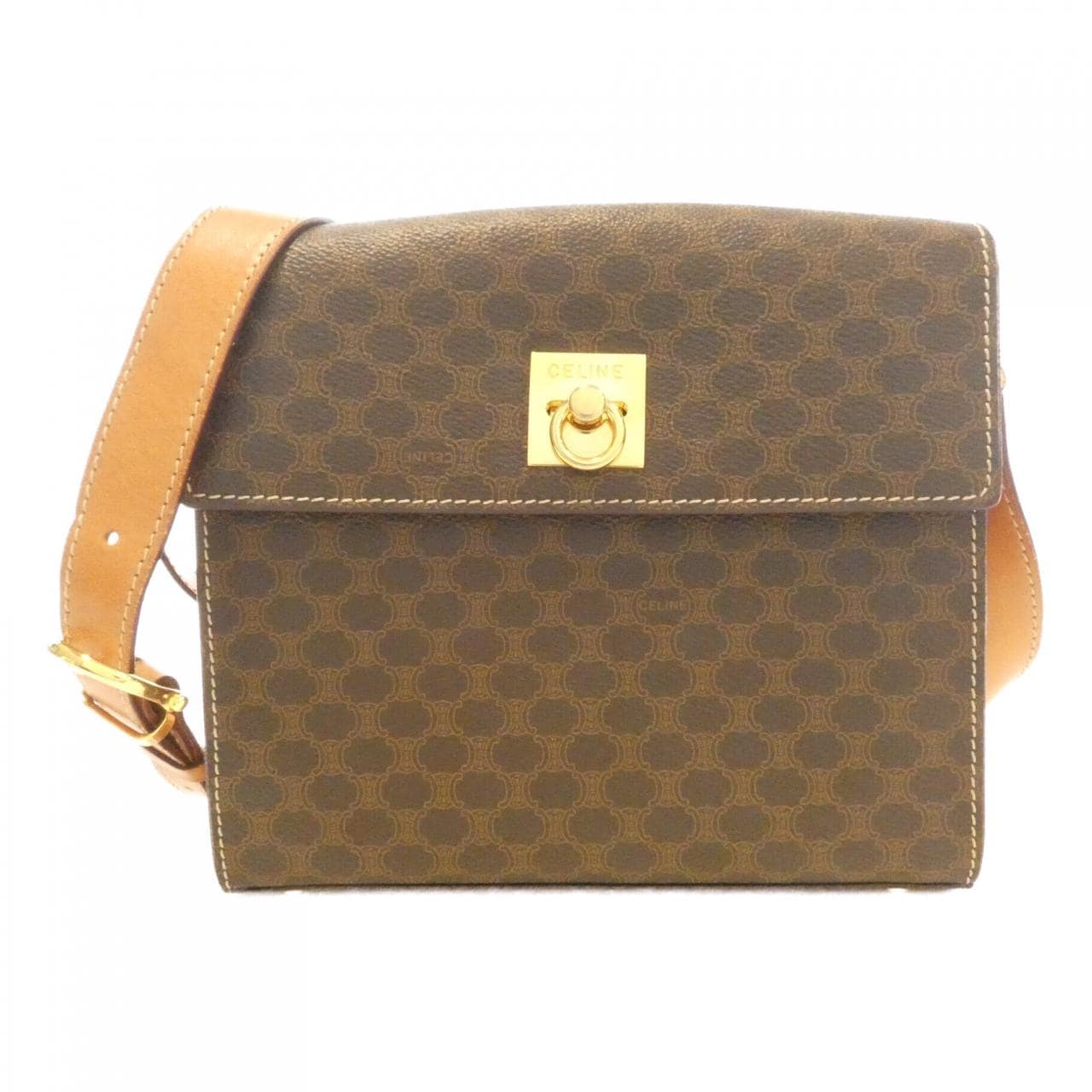 CELINE Shoulder Canvas