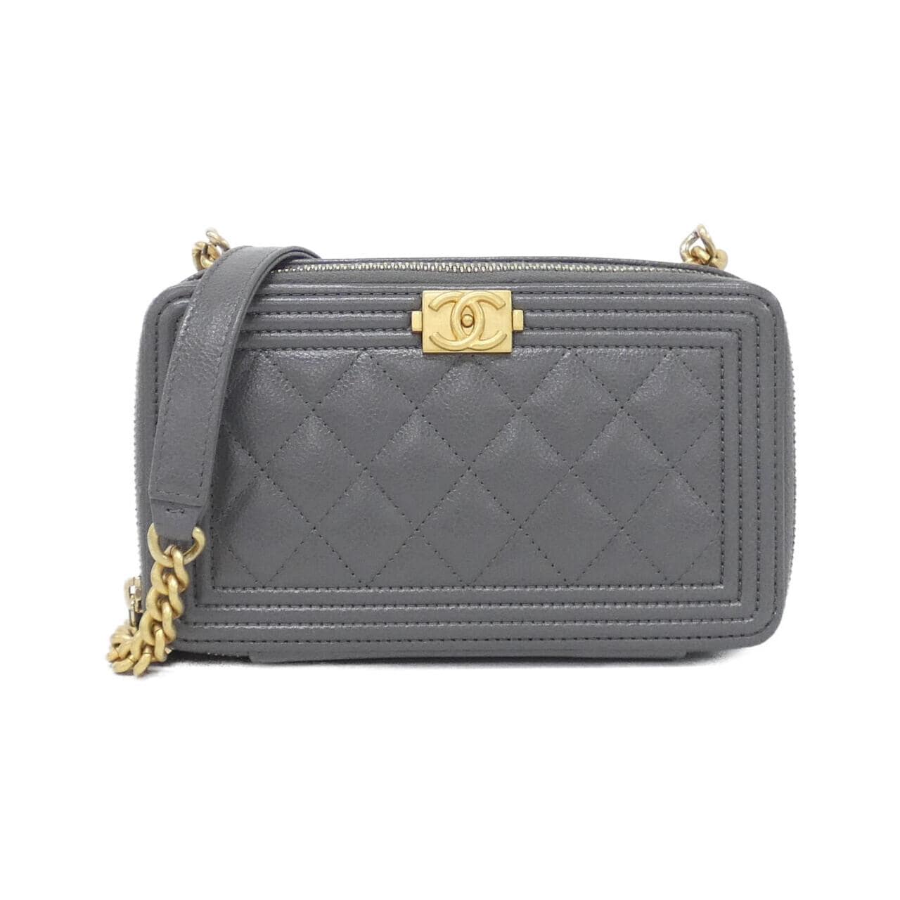CHANEL Boy Chanel AP2756 銀包 荔枝紋牛皮