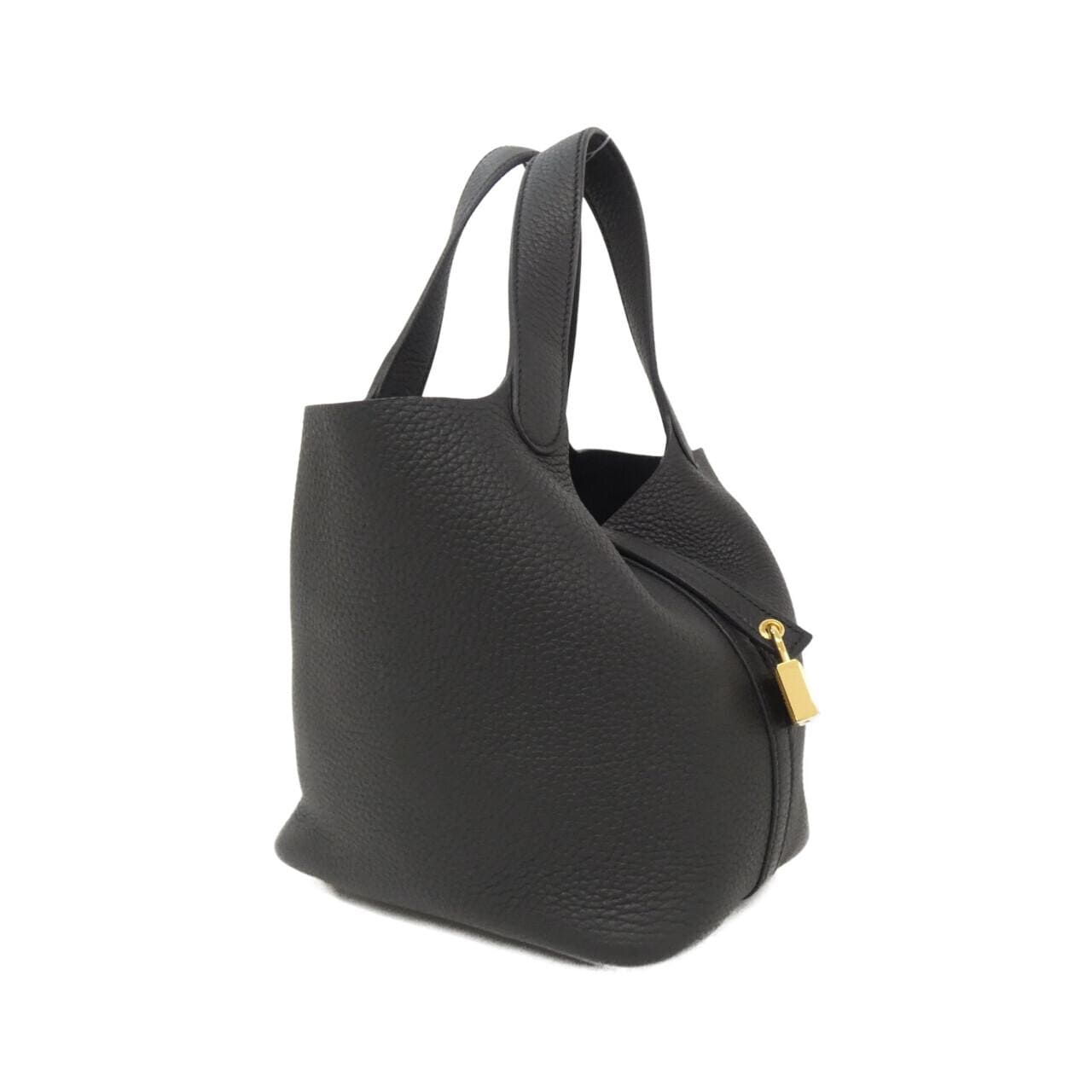 HERMES Picotin 056289CC Handbag Clemence