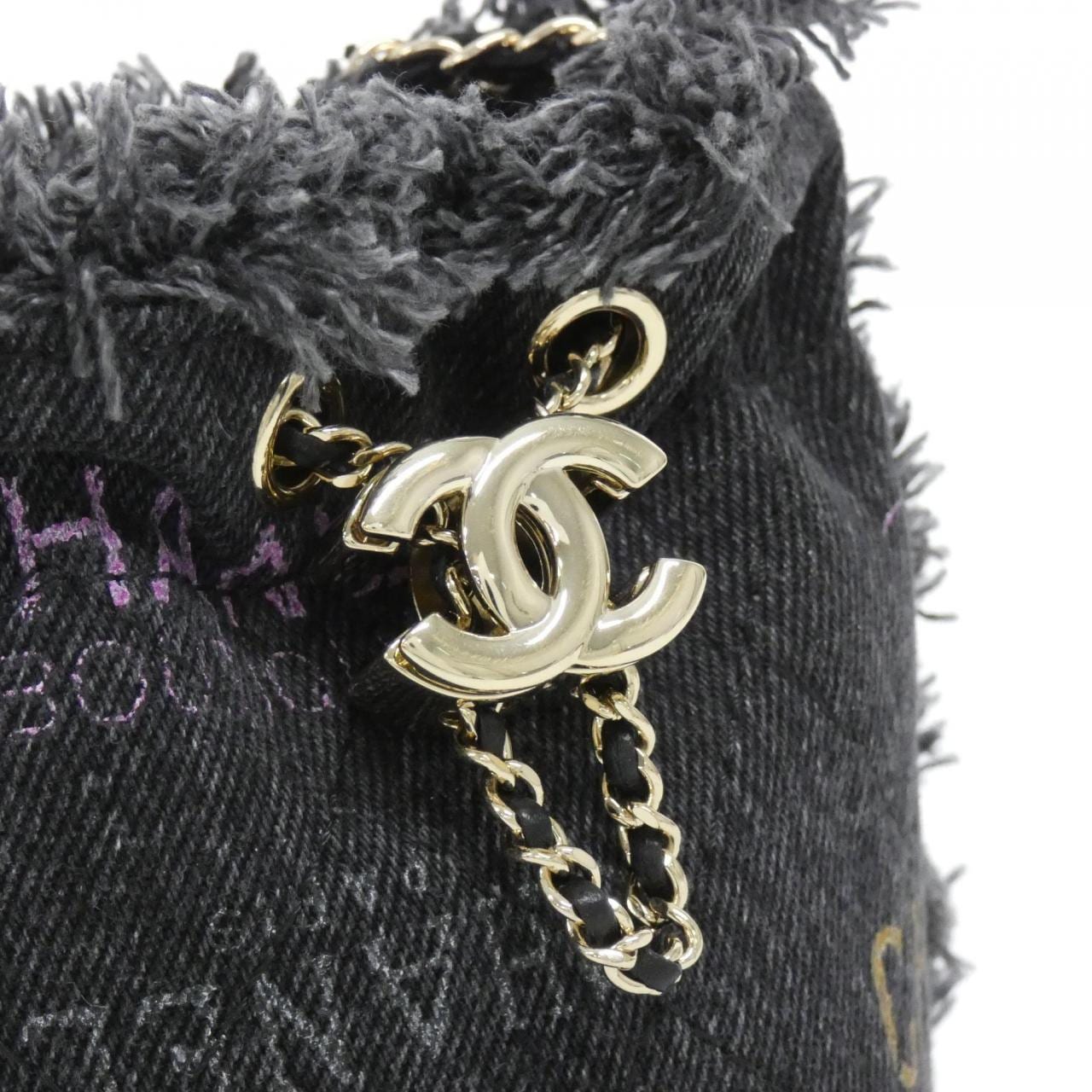CHANEL Timeless Classic AP2603 肩背包 牛仔布 4