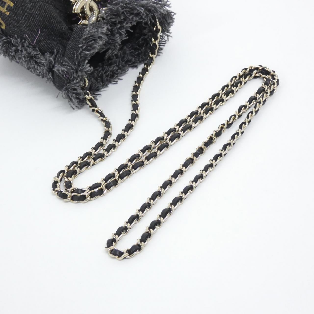 CHANEL Timeless Classic AP2603 肩背包 牛仔布 5