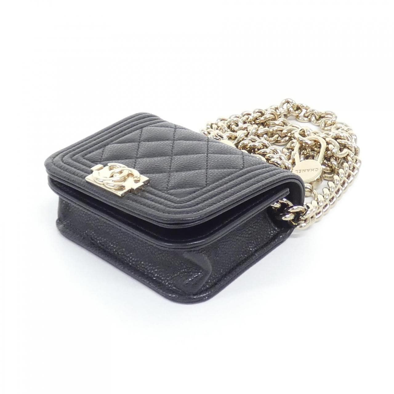 CHANEL Boy Chanel AP2302 腰包 荔枝紋牛皮 3