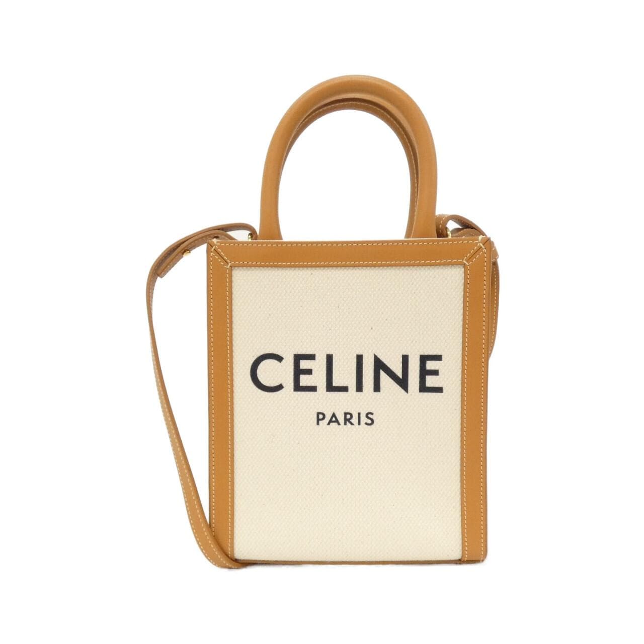 CELINE Cabas 193302BNZ Handbag Canvas