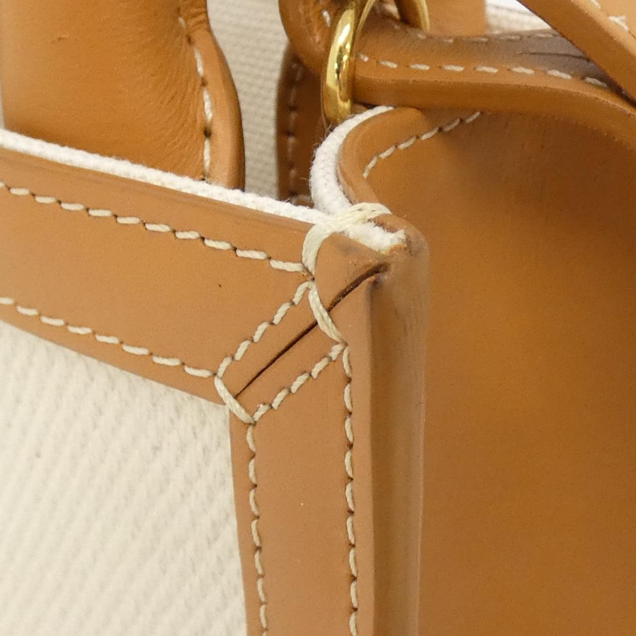 CELINE Cabas 193302BNZ Handbag Canvas 5