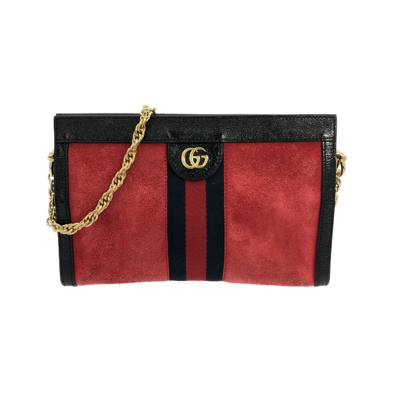 GUCCI 503877 D6ZYG Shoulder Patent Leather