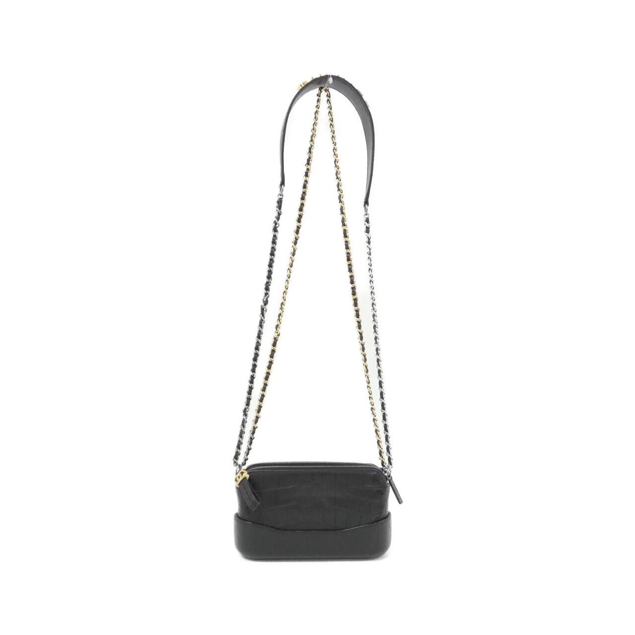 CHANEL Gabrielle 94505 Shoulder Crocodile