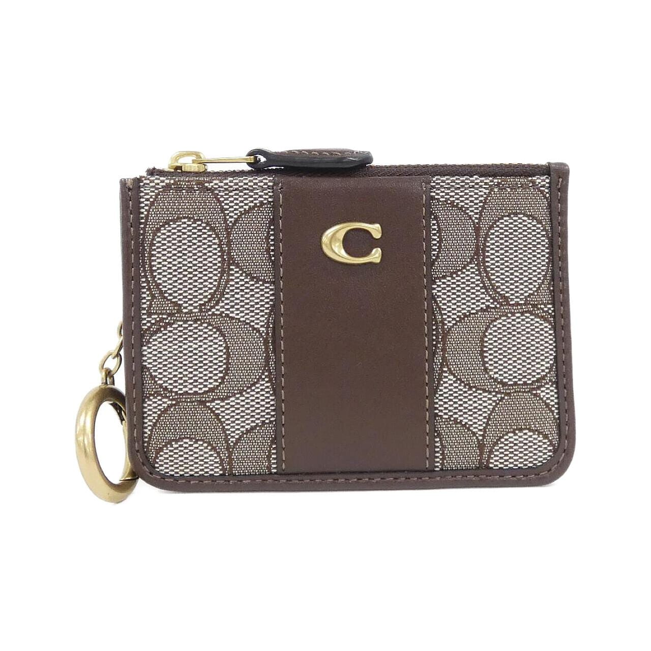 COACH CCD13 Coin Case Canvas