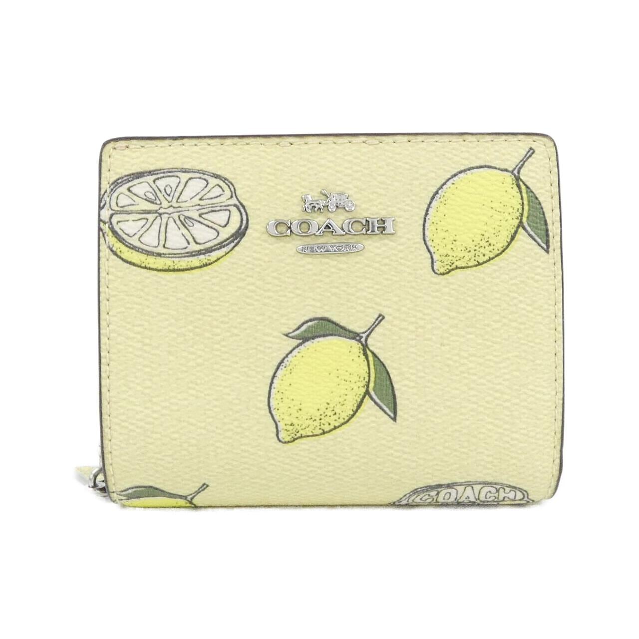 COACH CAP19 銀包 帆布