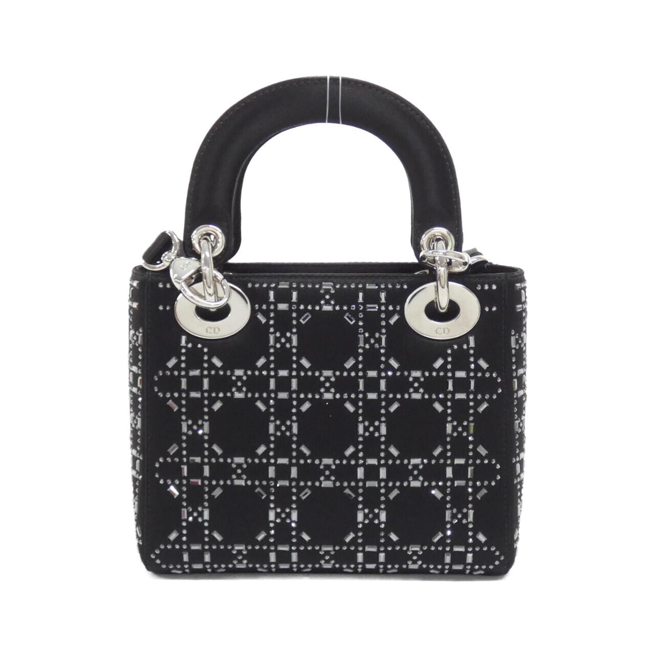 DIOR Lady Dior M0500PRTC Handbag Satin 2