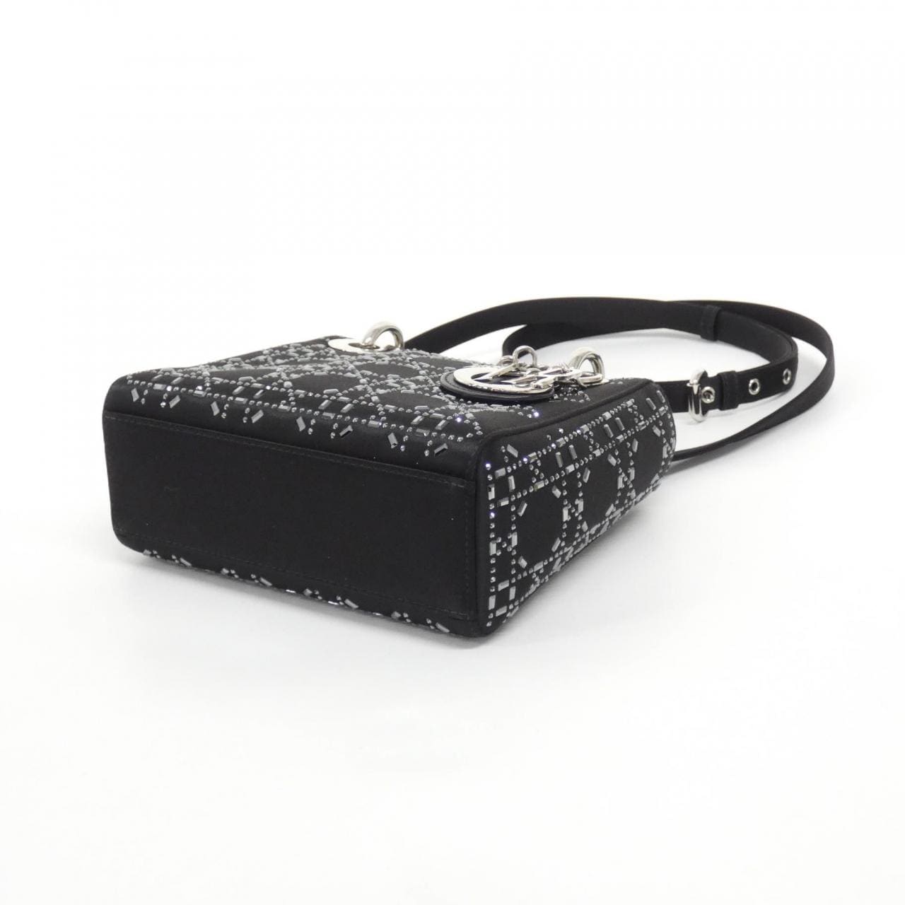 DIOR Lady Dior M0500PRTC Handbag Satin 3