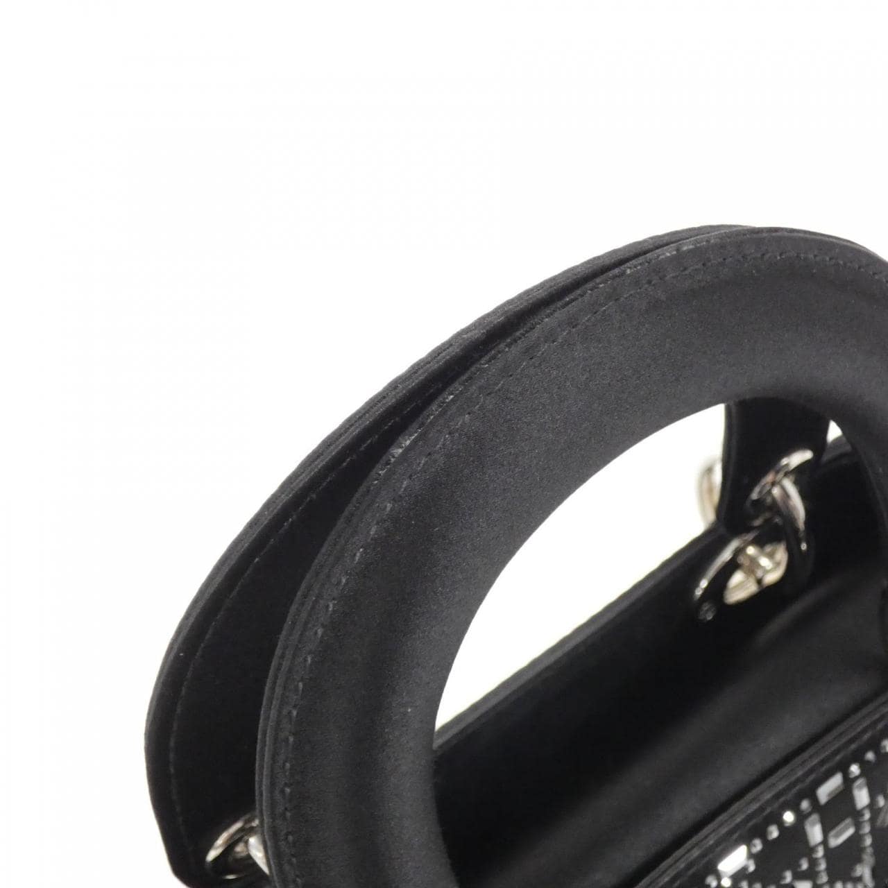 DIOR Lady Dior M0500PRTC Handbag Satin 5