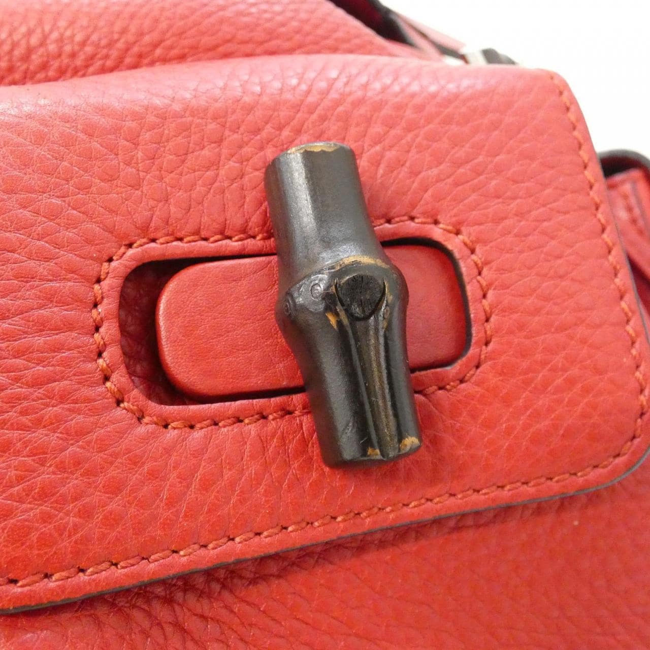 GUCCI Bamboo Daily 370833 A7M0N Backpack Leather 5