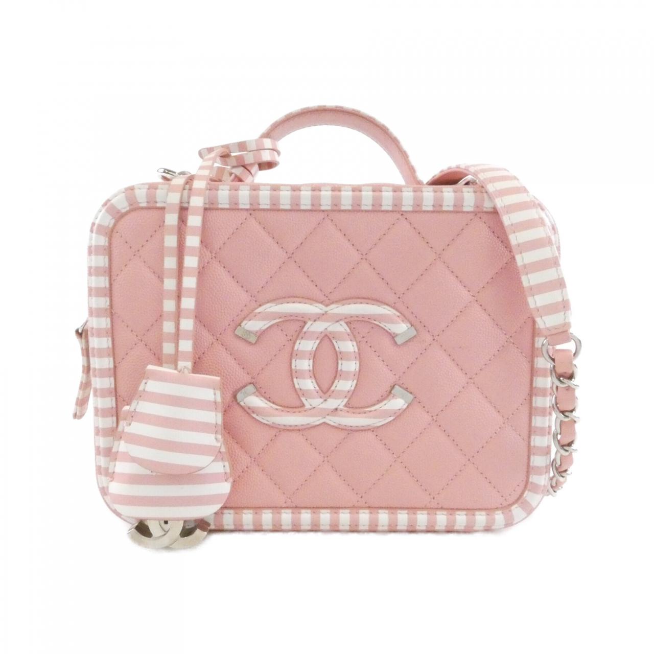 CHANEL 93343 Handbag Grained Calfskin