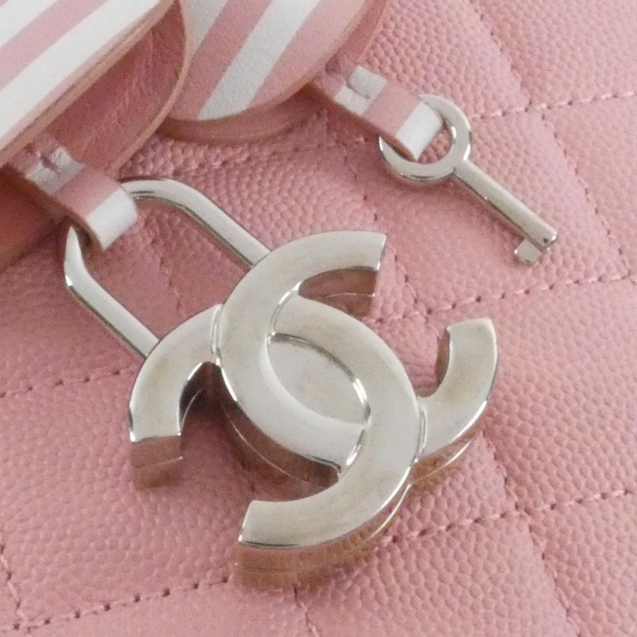 CHANEL 93343 手提包 荔枝紋牛皮 7