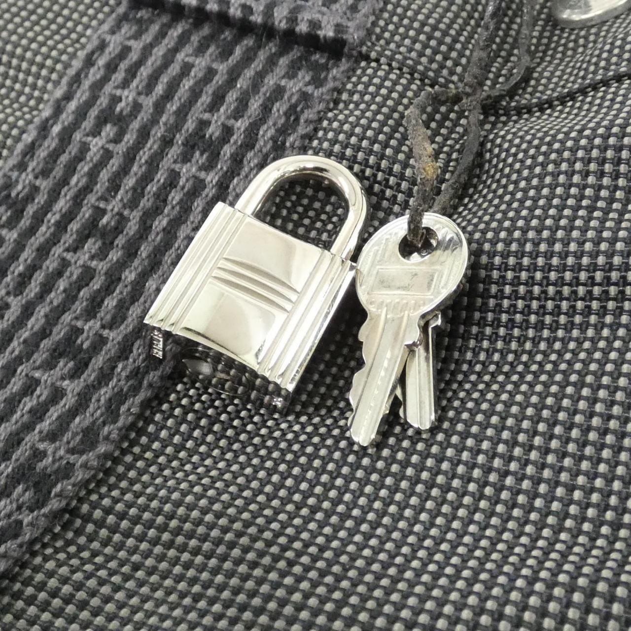 HERMES 101056M 手提包 帆布 4