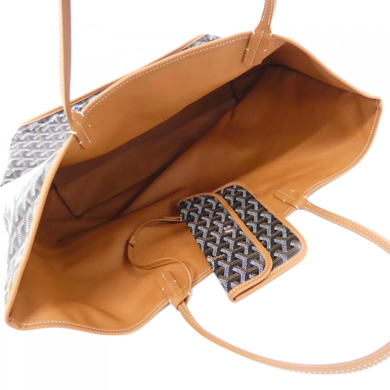 GOYARD Anjou Handbag Canvas 4
