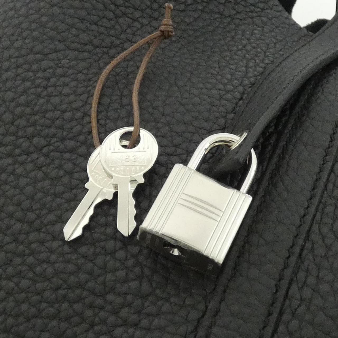 HERMES Picotin 060991CK Handbag Clemence 3