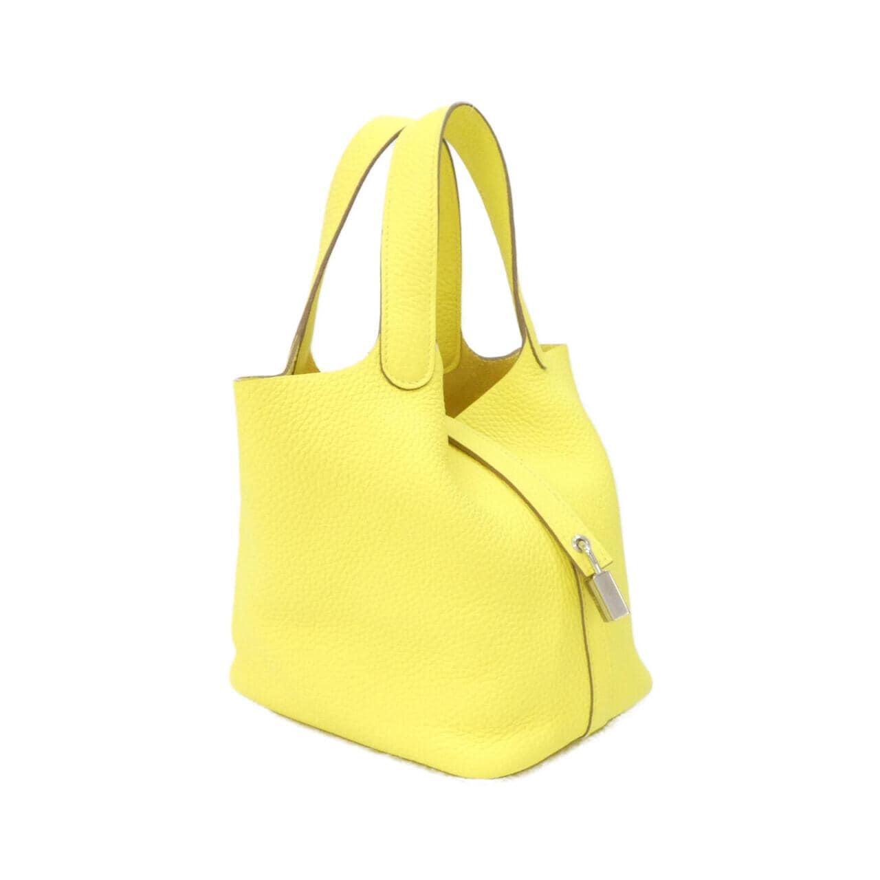 HERMES Picotin 056289CK Handbag Clemence